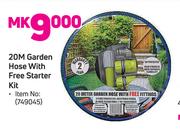 20m Garden Hose With Free Starter Kit