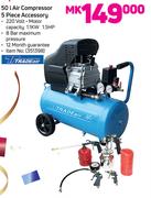 Tradeair 50L Air Compressor 5 Piece Accessory