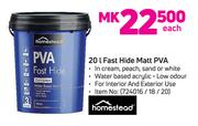 Homestead 20L Fast Hide Matt PVA