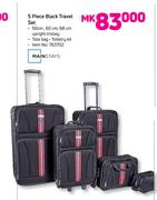 Mainstays 5 Piece Black Travel Set