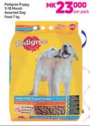Pedigree Puppy 3-18 Months Assorted Dog Food 7Kg-Per Pack