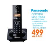 Panasonic Cordless Dect Phone KX-TG1711SAB