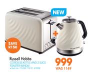 Russell Hobbs Cordless Kettle And 2 Slice Toaster Bundle