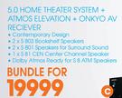 Jamo Onkyo 5.0 Home Theater System+Atmos Elevation+Onkyo Av Reciever