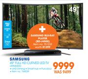 Samsung 49" Full HD Curved LED TV 49M6500 With Samsung Blu-Ray Player BD-J4500