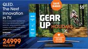Samsung 55" QLED Flat Smart TV 55Q7F With Samsung Curved UHD Player UBD-M8500