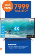 Hisense 55" UHD Smart LED TV 55N3000UW