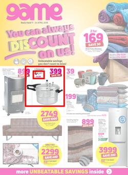 Game : You Can Always Discount On Us (11 April - 24 April 2018), page 1