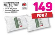 Always Home Standard Quilted Ball Fiber Pillow-For 2
