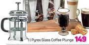 Always Home 1Ltr Pyrex Glass Coffee Plunge
