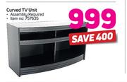 Curved TV Unit