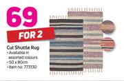 Cut Shuttle Rug-For 2