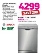 Bosch 12 Place Dishwasher Metallic SMS40E18Z 08Z