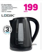 Logik 1.7Ltr Auto Kettle-Each