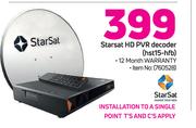 StarSat HD DVR Decoder HST15-HFB