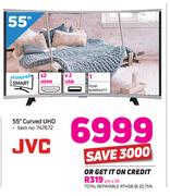 JVC 55" Curved Smart UHD TV