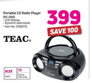 Teac Portable CD Radio Player PC-D90