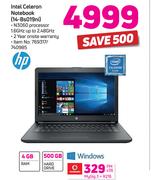 HP Intel Celeron Notebook 14-BS019NI-On My Gig 3 + R216