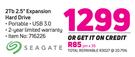 Seagate 2TB 2.5" Expansion Hard Drive