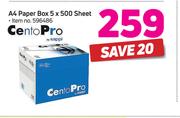 Cento Pro A4 Paper Box 5 x 500 Sheet