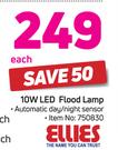 Ellies 10W LED Flood Lamp-Each