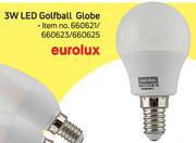 Eurolux 3W Golfball Globe-Each