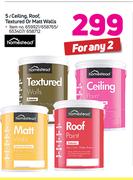 Homestead 5Lre Ceiling, Roof, Textured Or Matt Walls-For 2