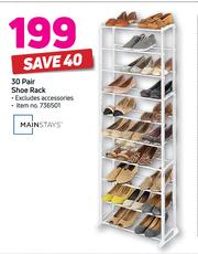 Shoe on sale rack game