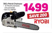 Ryobi 36cc Petrol Chainsaw