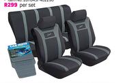 Stingray 6 Piece Sport Car Seat Cover Set-Per Set