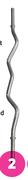 Trojan EZ Bar With Lock Tight Spin Lock Collars-Each