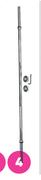 Trojan 180cm Straight Bar With Screw Ends & Spin Lock-Each