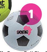 Game Rubber Soccer Ball-Each