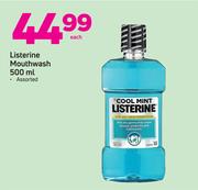 Listerine Mouthwash-500ml Each