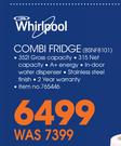 Whirlpool Combi Fridge BSNF810