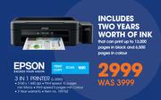 Epson 3 In 1 Printer L-3050