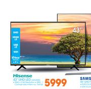 Hisense 43" UHD LED TV 43N3000
