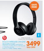 B Solo 3 Wireless On Ear Headphones