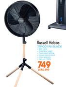 Russell Hobbs Tripod Fan Black