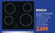 Bosch 60cm Ceramic Hob PKE611D17E