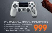 PS4 DS4 Gow Edition Controller