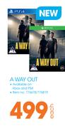 PS4 A Way Out-Each