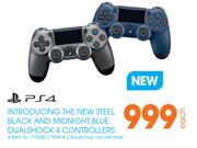 PS4 Introducing The New Steel Black & Midnight Blue Dualshock 4 Controllers-Each
