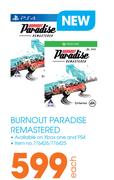PS4 Burnout Paradise Remastered-Each