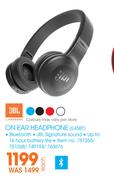 JBL On Ear Headphone E45BT-Each