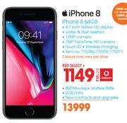 Apple iPhone 8 64GB-On Red Select+