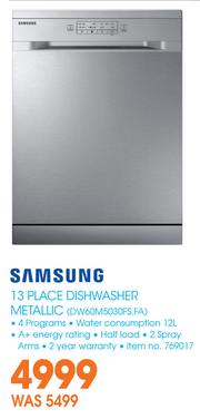 Samsung hotsell dishwasher dw60m5030fs