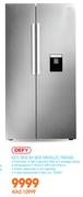 Defy 621Ltr Side By Side Metallic Fridge
