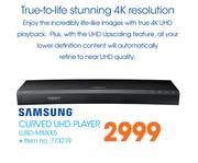 Samsung Curved UHD Player UBD-M8500