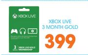 Xbox Live 3 Month Gold
